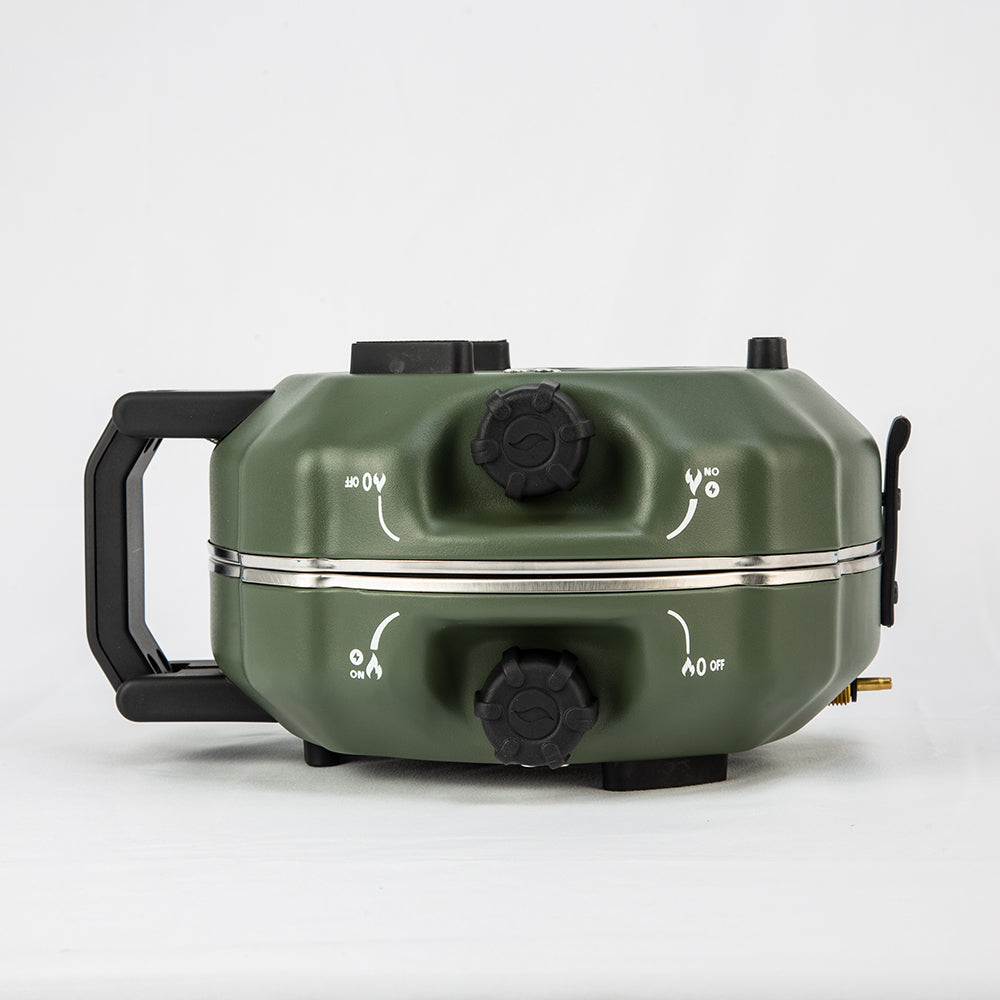 High-Pressure Double-Head Stove YC01 Green