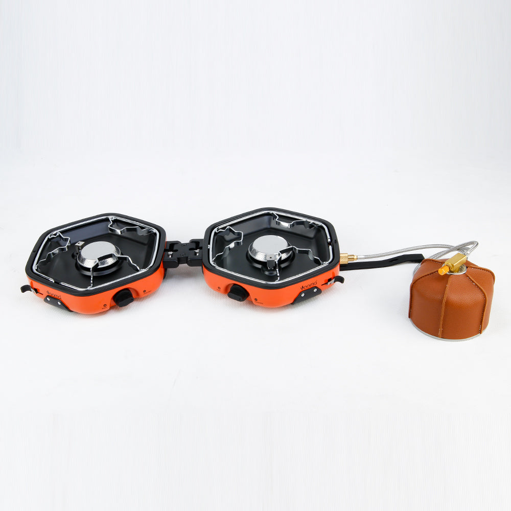High-Pressure Double-Head Stove YC01 Orange