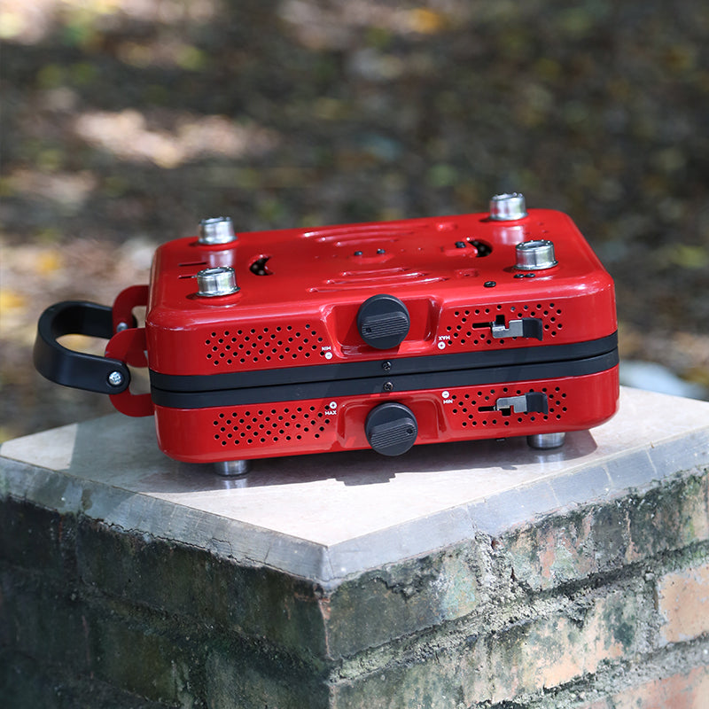 Portable  double  head  folding  gas  stove YCY01  Orange