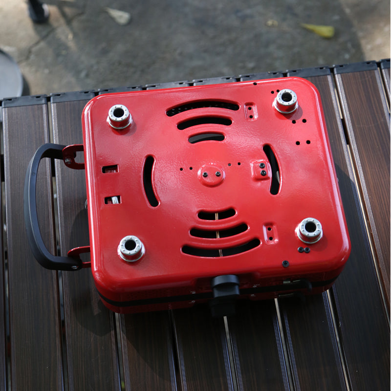 Portable  double  head  folding  gas  stove YCY01  Orange