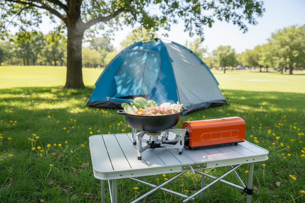 Portable Folding Cassette Stove  KS03 Orange