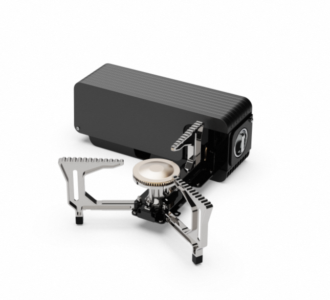 Portable Folding Cassette Stove  KS03 Black