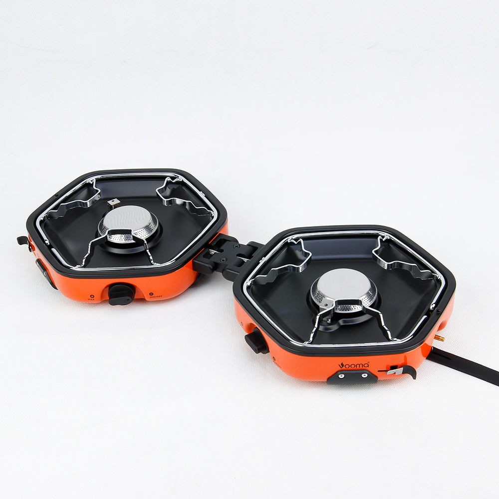 High-Pressure Double-Head Stove YC01 Orange